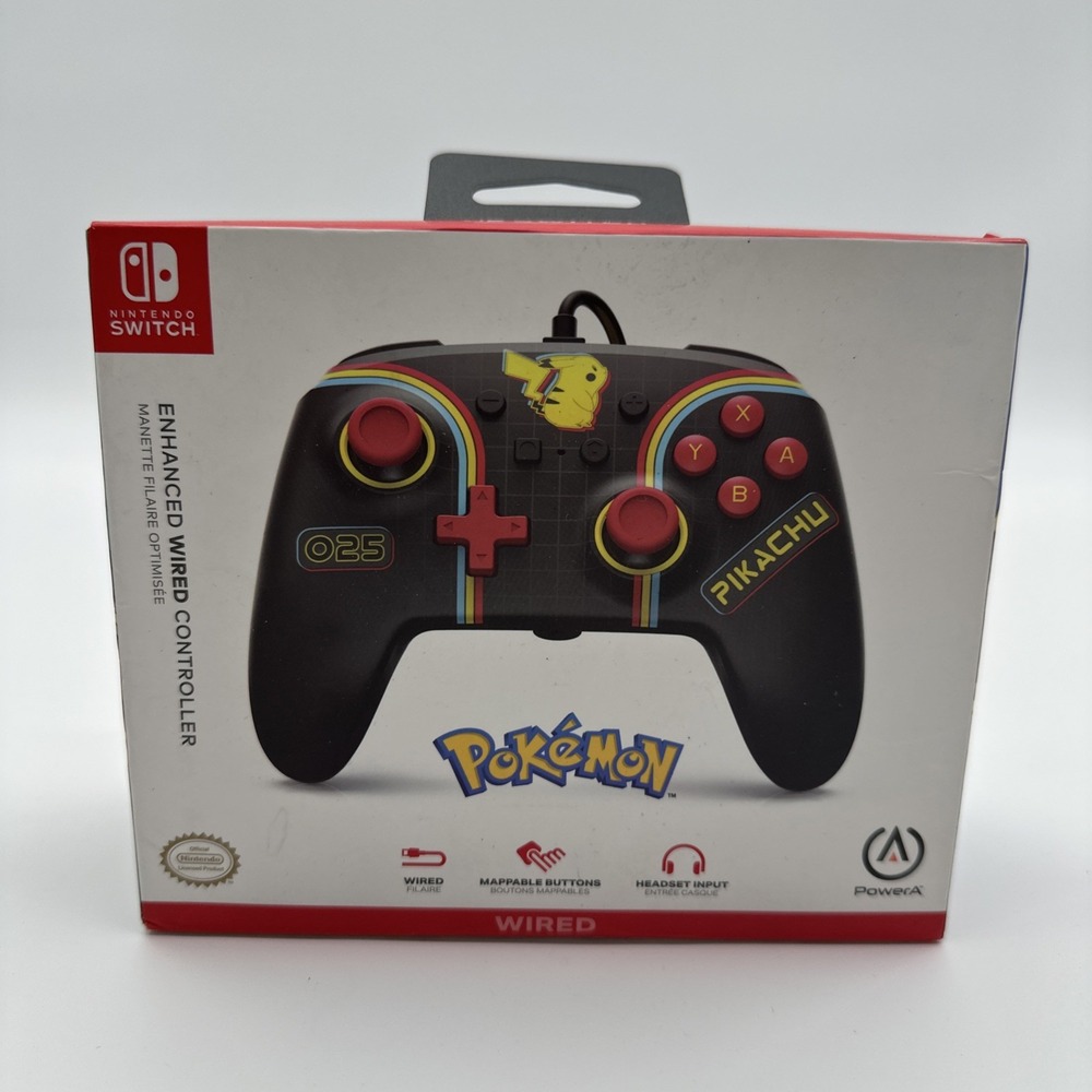 Nintendo Officially Licensed Switch Enhanced Wired Controller Pokemon‎ Brand New